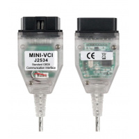 MINI VCI V16.00.017 Latest Version FTDI FT232RL Chip High Performance OBD SAEJ2534 For Toyota/Lexus MINI-VCI TIS