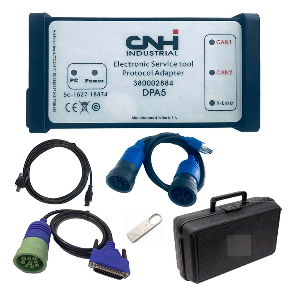 New Holland Electronic Service Tools CNH EST DPA 5 Diagnostic Tool With CNH EST 9.8 8.6 Engineering Software